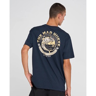 Mad Hueys Tee Ss Keeping It Reel Navy