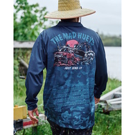Mad Hueys Sunshirt Jersey Send It Fishing Teal