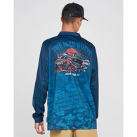 Mad Hueys Sunshirt Jersey Send It Fishing Teal