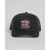 Mad Hueys Cap Trucker Send It Twill Black