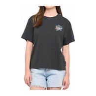 Mad Hueys Tee Ss Woman Turtle Anchor Vintage Black