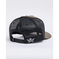 Mad Hueys Cap Trucker Captain Ship Faced Twill Olive