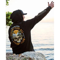 MAD HUEYS FLEECE HOODED CAUGHT FK ALL ISLAND BLACK