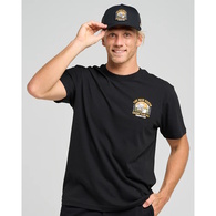Mad Hueys Tee Ss Caught Fk All Island Black