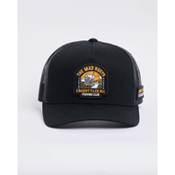 Mad Hueys Cap Trucker Caught Fk All Island Twill Black