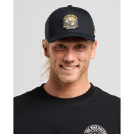 Mad Hueys Cap Trucker Caught Fk All Island Twill Black
