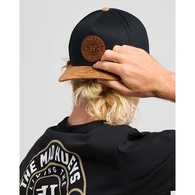 Mad Hueys Cap Snapback Suede Hueys Twill Bblack