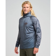 Mad Hueys Sunshirt Hooded Upf50+ Sea Captain Steel Blue