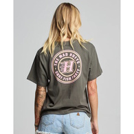 Mad Hueys Hueys Good Life Womens Ss Tee Charcoal
