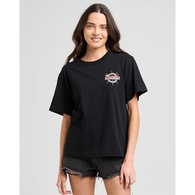 Mad Hueys Tee Ss Woman Sea Captain Black