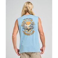 Mad Hueys Caught Fk All Island Muscle Steel Blue