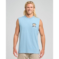 Mad Hueys Caught Fk All Island Muscle Steel Blue