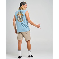 Mad Hueys Caught Fk All Island Muscle Steel Blue