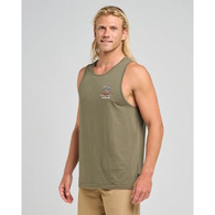 Mad Hueys Singlet Kraken Port Hole Olive
