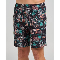 Mad Hueys Short Swim Volley She'll Be Right 18" Black