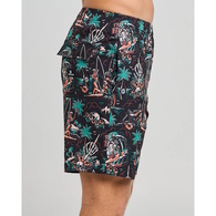Mad Hueys Short Swim Volley She'll Be Right 18" Black