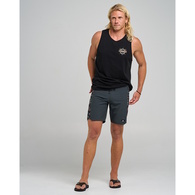 Mad Hueys Singlet Sea Captain Black