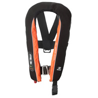 Winner 165 Inflatable Life Jacket Automatic w/ Harness Black/Orange 40-150kg
