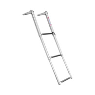 Stainless 3 Step Telescopic Boarding Ladder 254mm Wide