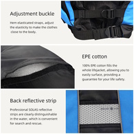 Adult Kayak / Sup / Sports / Fishing Buoyancy Vest Lg-Xl