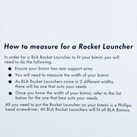 Rocket Launcher 6 Rod Holder To Suit 1.8-2.0M Bimini 