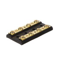 Terminal Block 4 Way - 30 Amp Brass