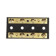 Terminal Block 4 Way - 30 Amp Brass