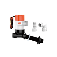 Horizontal Livewell Pump - 12v / 1100 gph (28mm hose) 