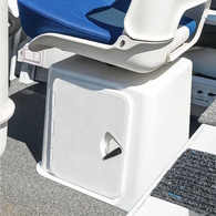 Abs H/Duty Seat Pedestal W/Hatch Cover 520Mm High
