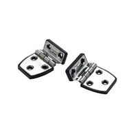 Offset (stepped) Hinge Stainless w/Nylon Base 57 x 38mm (pr)