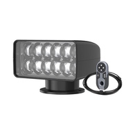 10-30v LED Search Light w/Remote 230000 cd Black