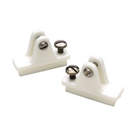 Nylon Canopy Fitting Base Deck Mount White 2-pk