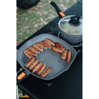 Compact Grill Pan Non Stick Detach Handle