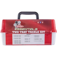2 Tray Tackle Box With 104 Piece Tackle Kit  