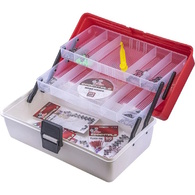 2 Tray Tackle Box With 104 Piece Tackle Kit  