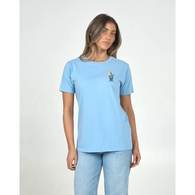 Womens Geo Pelican B.F Tee-Marine Blue