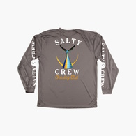Tailed L/S Sunshirt-Charcoal