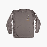 Tailed L/S Sunshirt-Charcoal