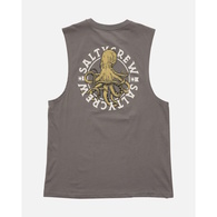 Tentacles Muscle Tank-Charcoal