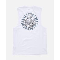 Tentacles Muscle Tank-White