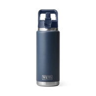 Rambler 26Oz (769Ml) Bottle W/ Straw Cap - Navy 