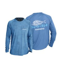Gyotaku Ls Sunshirt Tech Shirt - Sky Blue