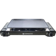 Double Burner Butane Stove with Hotplate