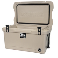 Premium Ice Box Chilly Bin 50 Litres Sandstone 