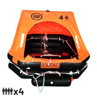 4-Person ISO Offshore Cat 1 LifeRaft Over 24hr (Container)