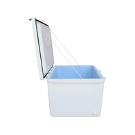 Long Ice Box 600 Litre White