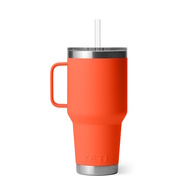 Rambler 45 Oz Mug With Straw - Papaya