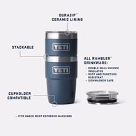 Yeti Cup 8Oz Cl Stackable Cup Ms Cape Taupe
