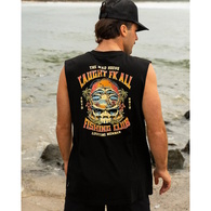 CAUGHT FK ALL SKULL  MUSCLE-BLACK