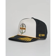 Croc Captain  Twill Snapback-White